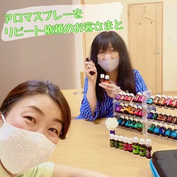 いい香りに包まれてご機嫌